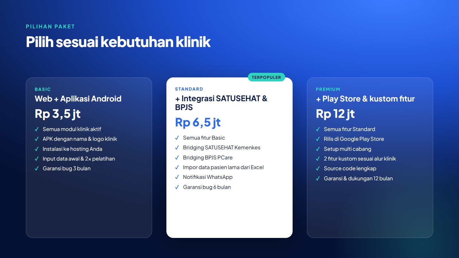 Pembuatan Sistem Klinik — Rekam Medis Elektronik, Antrian Online, Apotek & Kasir + Aplikasi Android — foto 2